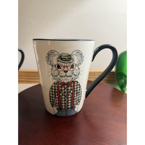 Other - Hipster Mouse Animal Mug 16.5 oz- Signature Housewares Coffee Tea Mug